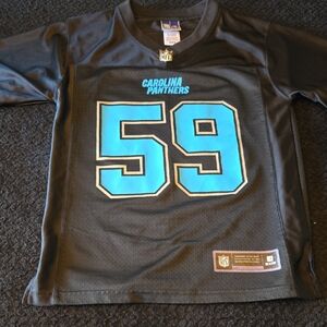 NFL Carolina Panthers Kids Jersey - Black and Blue